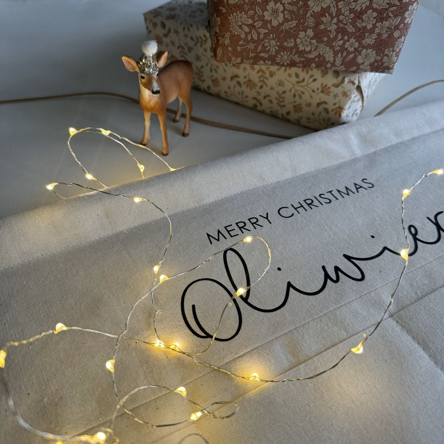 Personalised, Fabric Christmas Advent Calendar READY TO POST