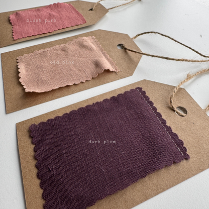 Linen Name Garland, Fabric Letter Bunting