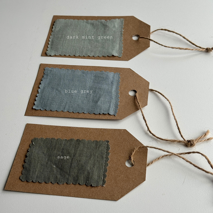 Linen Name Garland, Fabric Letter Bunting