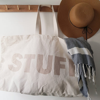 Relaxed Wash Extra Large Canvas Tote Bag