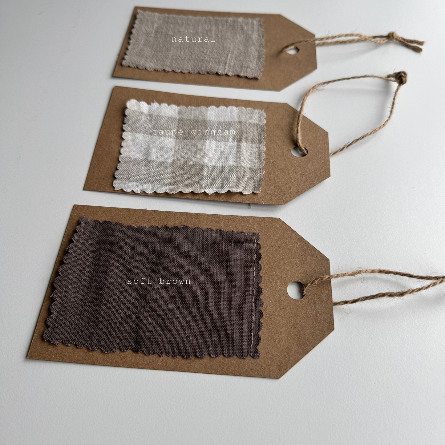 Linen Name Garland, Fabric Letter Bunting