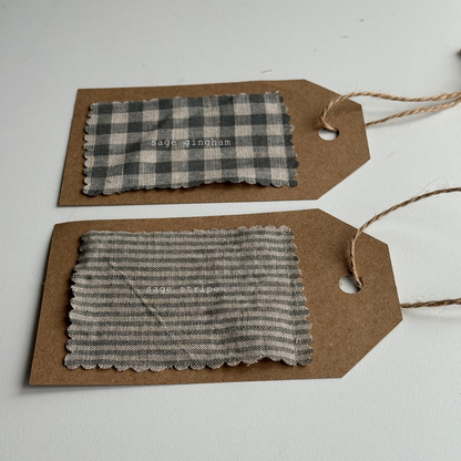 Linen Name Garland, Fabric Letter Bunting