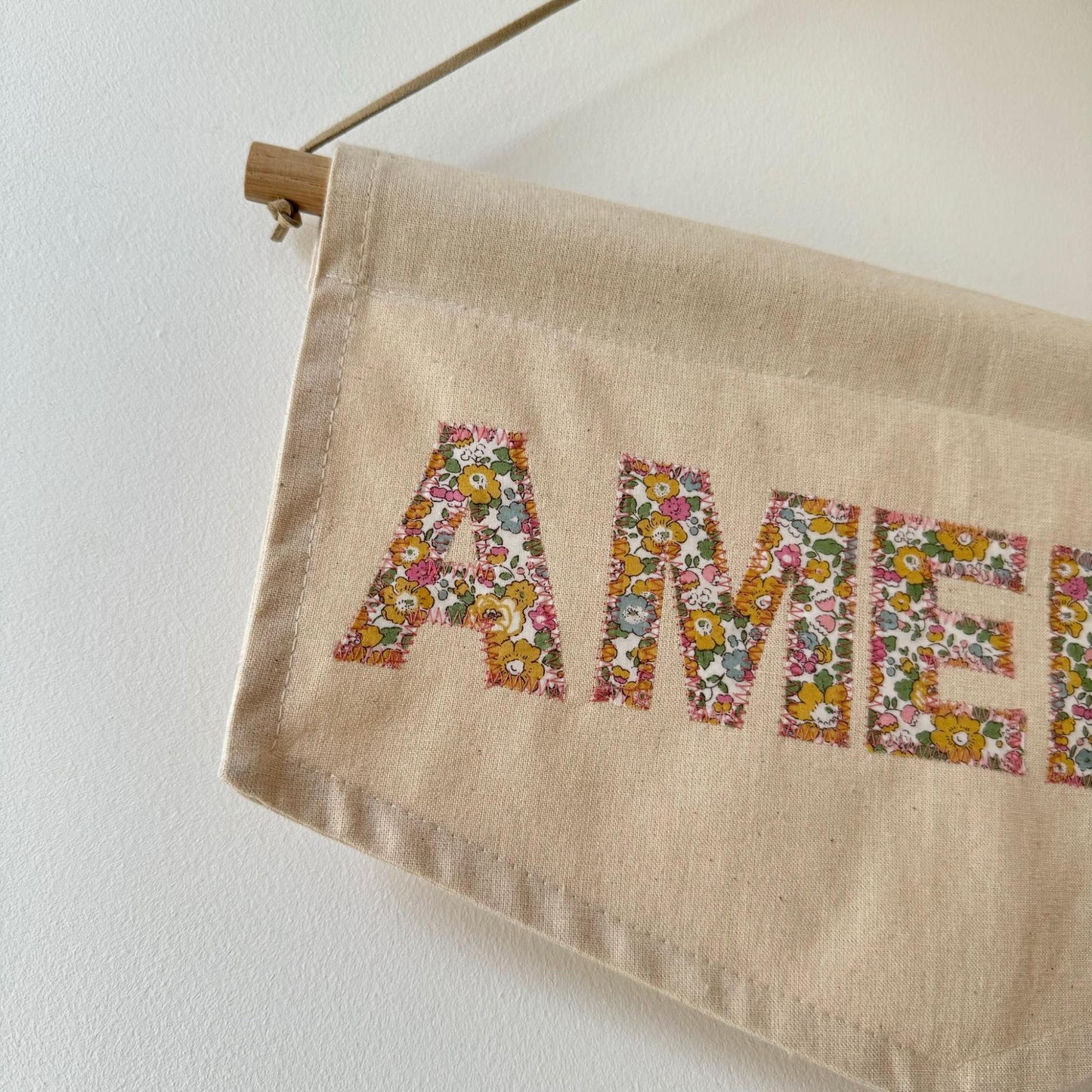 Personalised Fabric Name banner