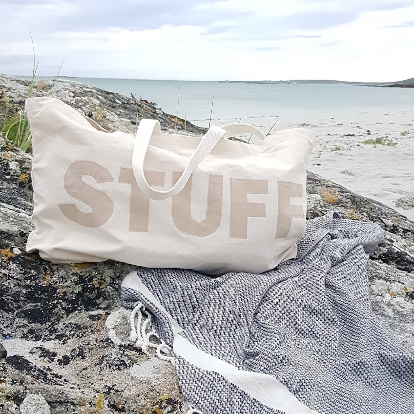 Relaxed Wash Extra Large Canvas Tote Bag