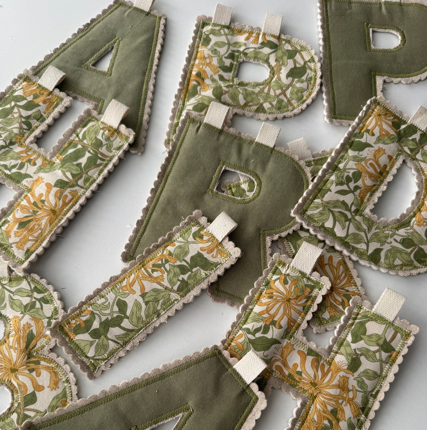 Name Garland, Fabric Letter Bunting