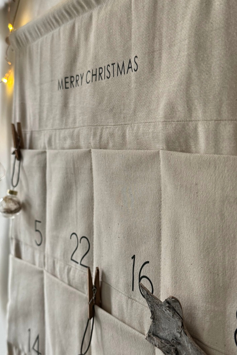 Personalised, Fabric Christmas Advent Calendar