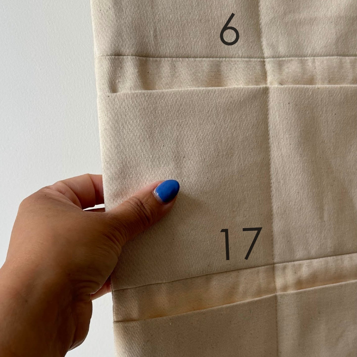 Personalised, Fabric Christmas Advent Calendar