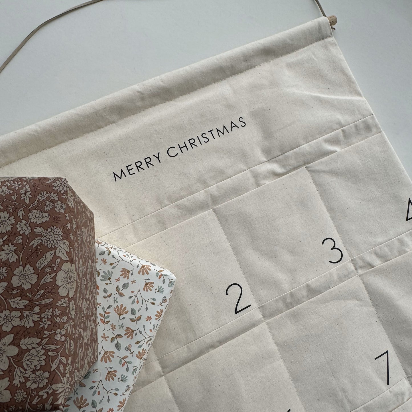Personalised, Fabric Christmas Advent Calendar