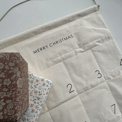 Personalised, Fabric Christmas Advent Calendar