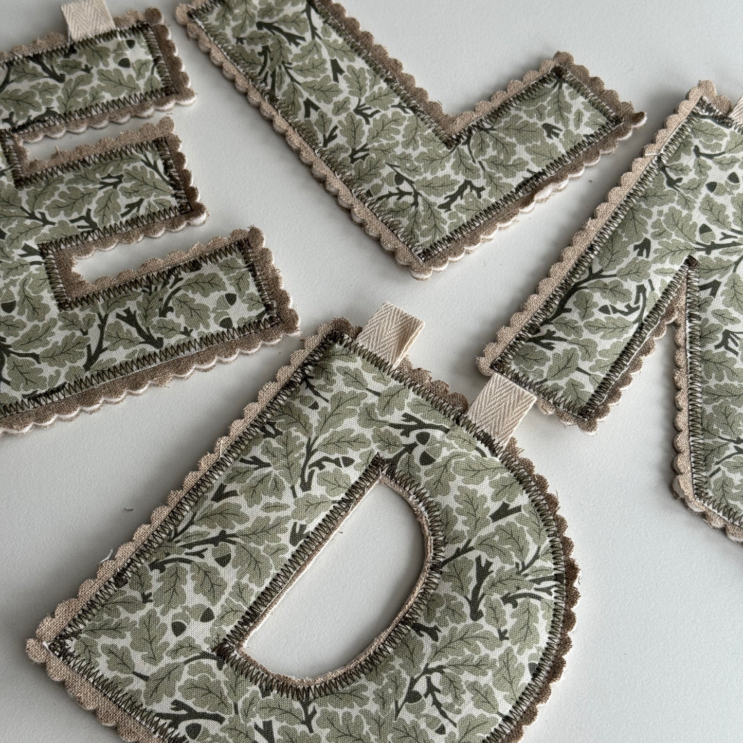 Name Garland, Fabric Letter Bunting