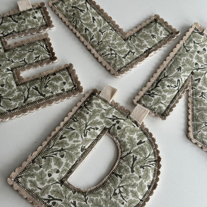 Name Garland, Fabric Letter Bunting
