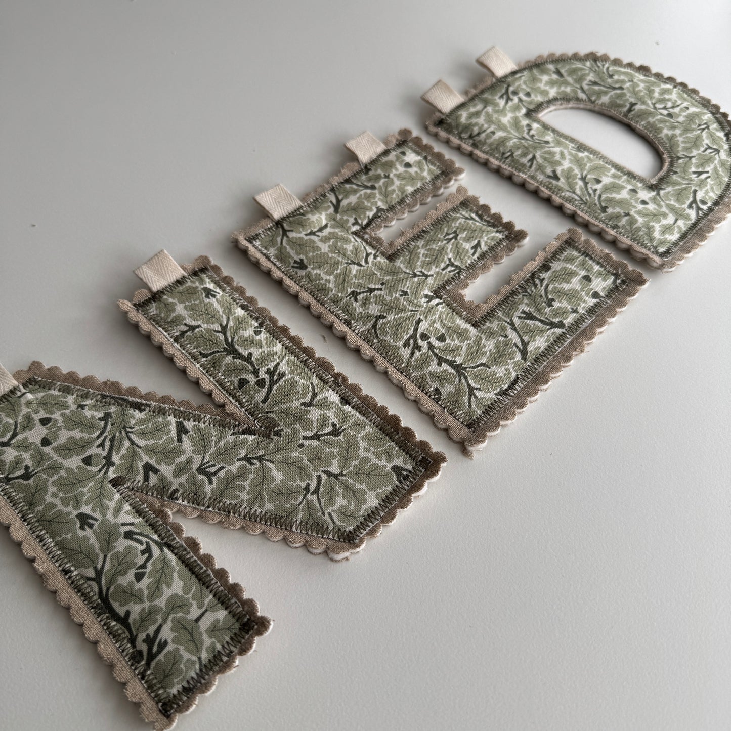 Name Garland, Fabric Letter Bunting