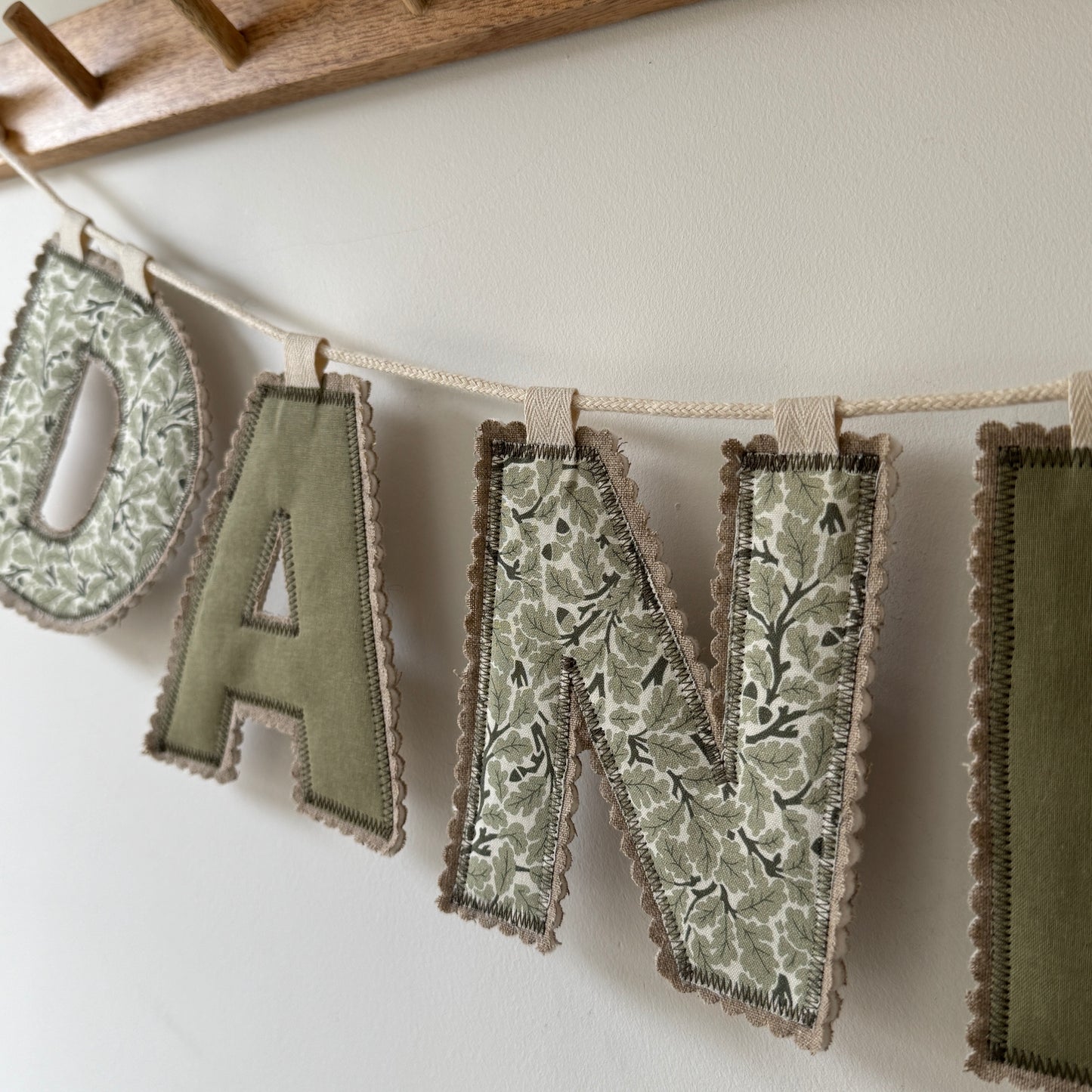 Name Garland, Fabric Letter Bunting