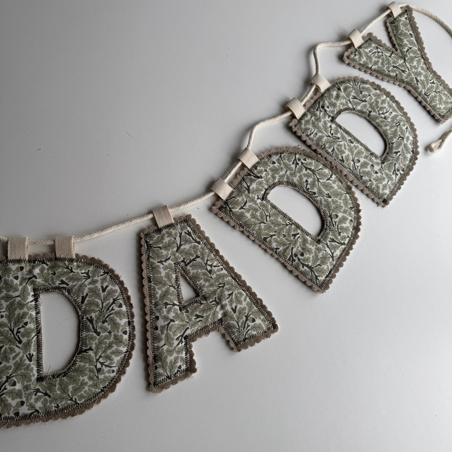 Name Garland, Fabric Letter Bunting