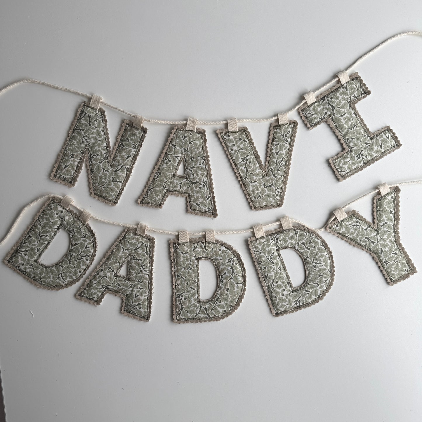 Name Garland, Fabric Letter Bunting