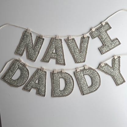 Name Garland, Fabric Letter Bunting