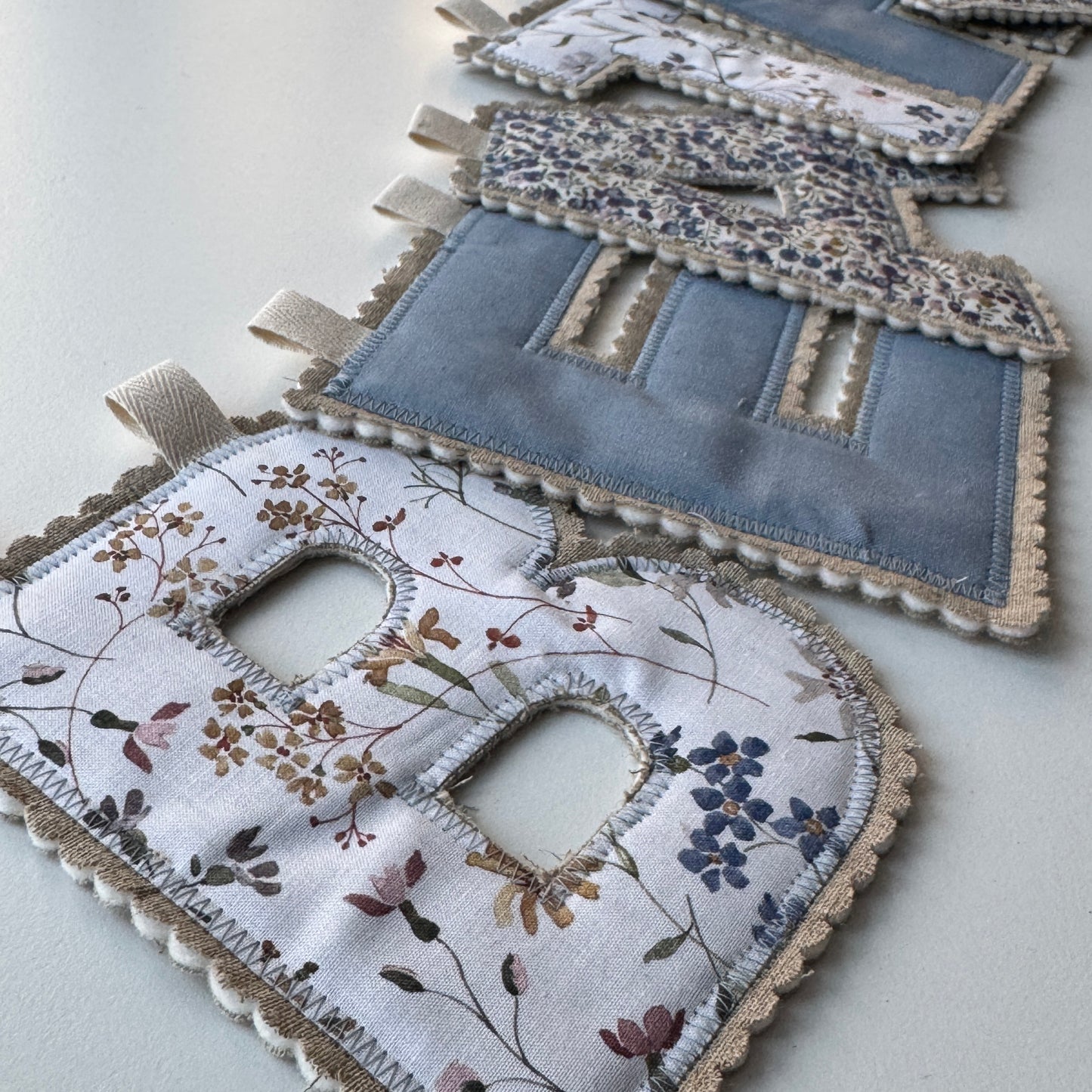 Name Garland, Fabric Letter Bunting