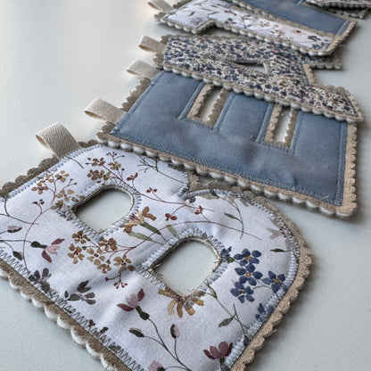 Name Garland, Fabric Letter Bunting