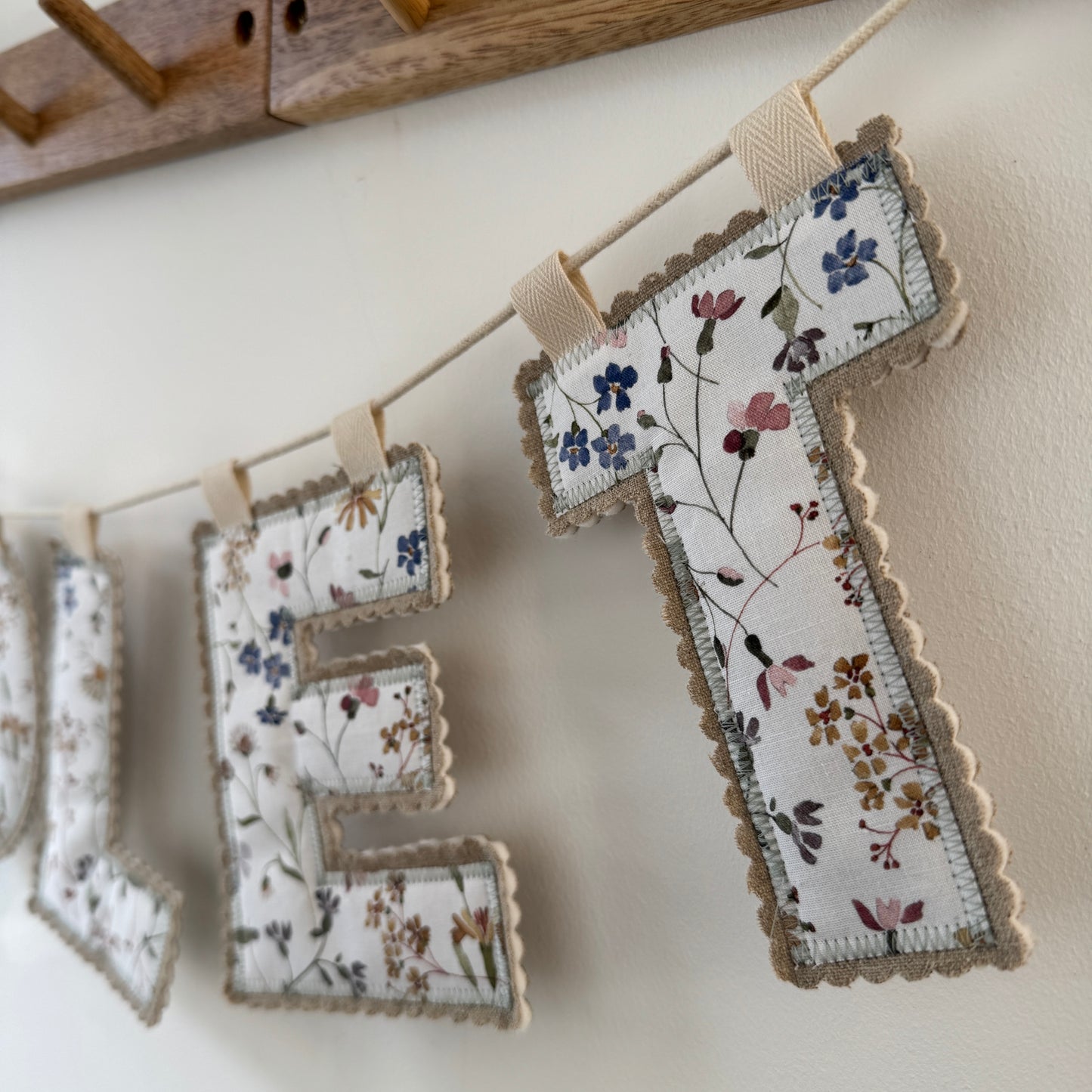Name Garland, Fabric Letter Bunting