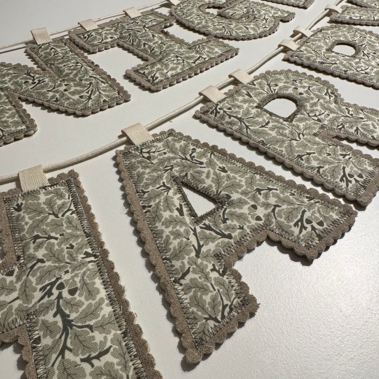 Name Garland, Fabric Letter Bunting
