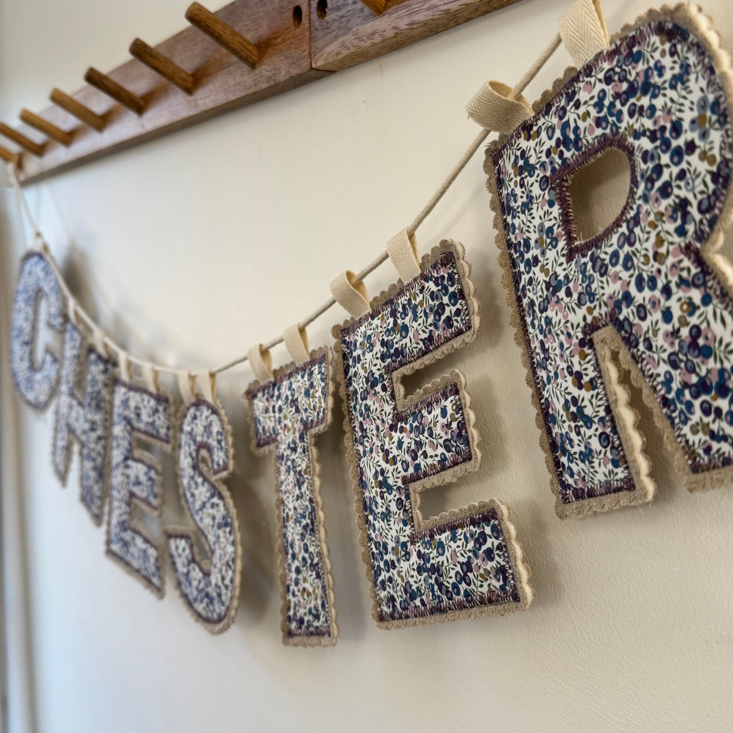 Name Garland, Fabric Letter Bunting