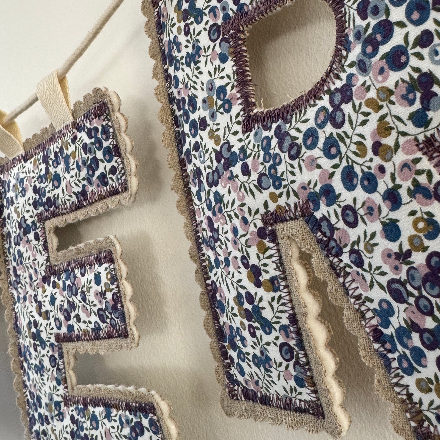 Name Garland, Fabric Letter Bunting