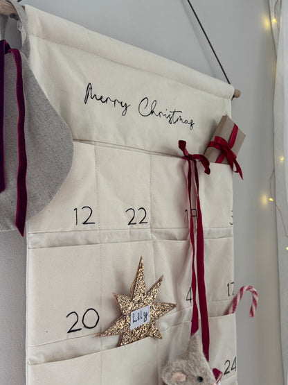 Embroidered Advent Calendar