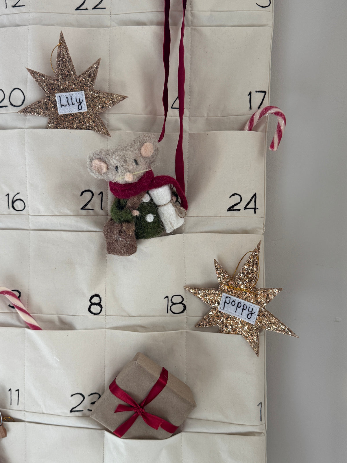 Embroidered Advent Calendar