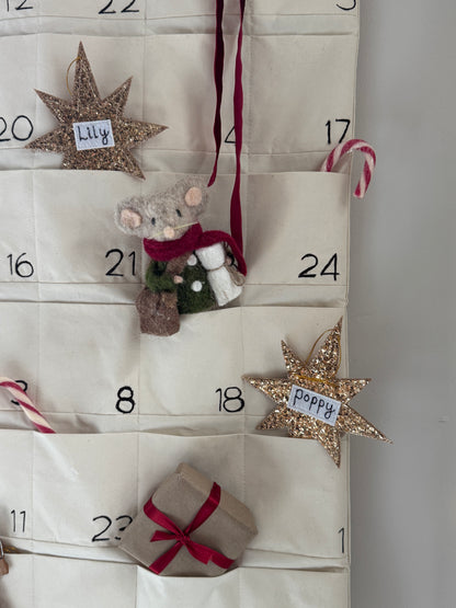 Embroidered Advent Calendar