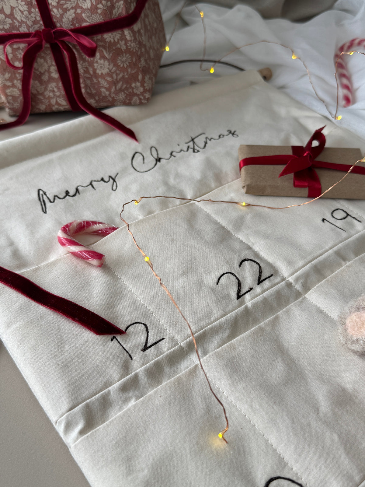 Embroidered Advent Calendar