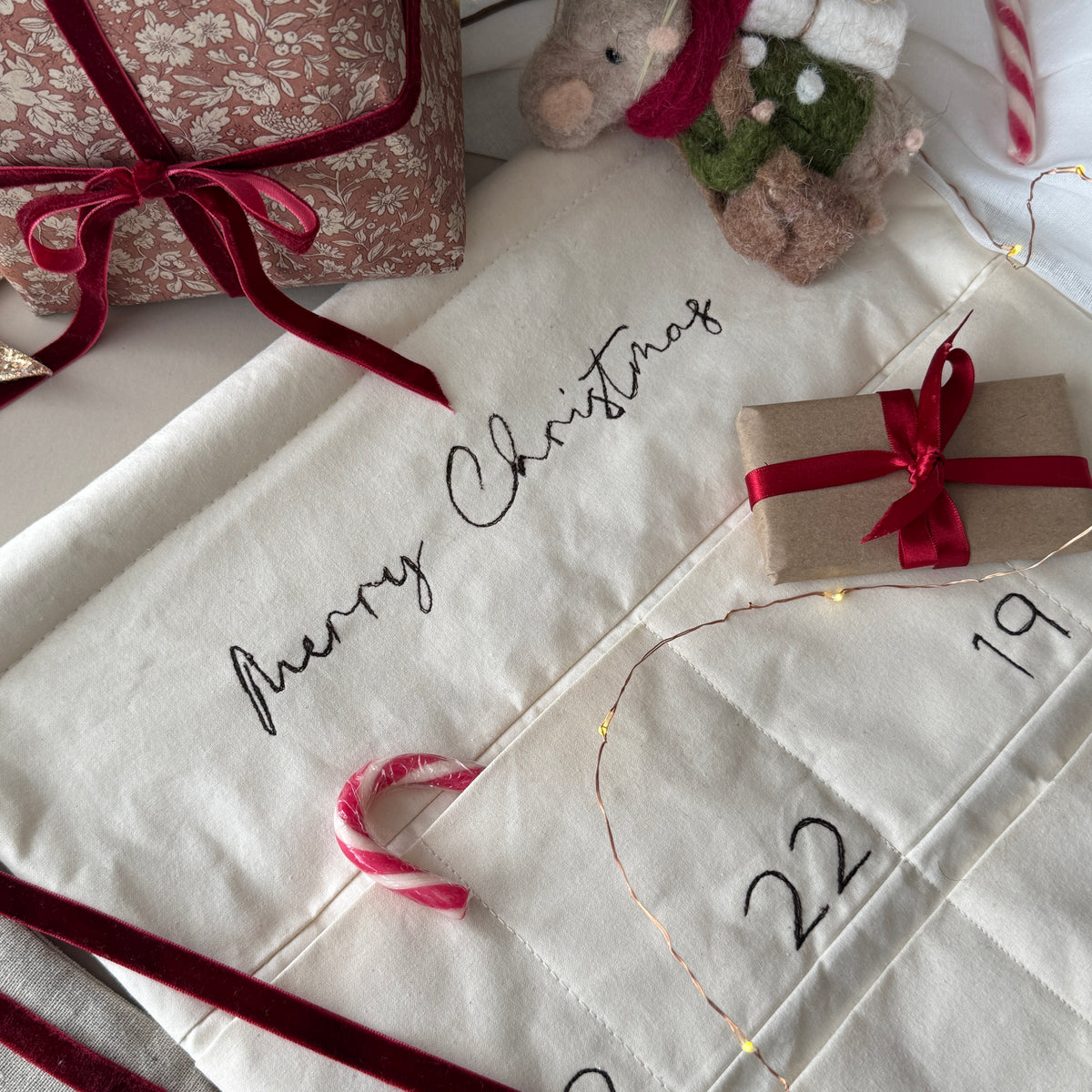 Embroidered Advent Calendar