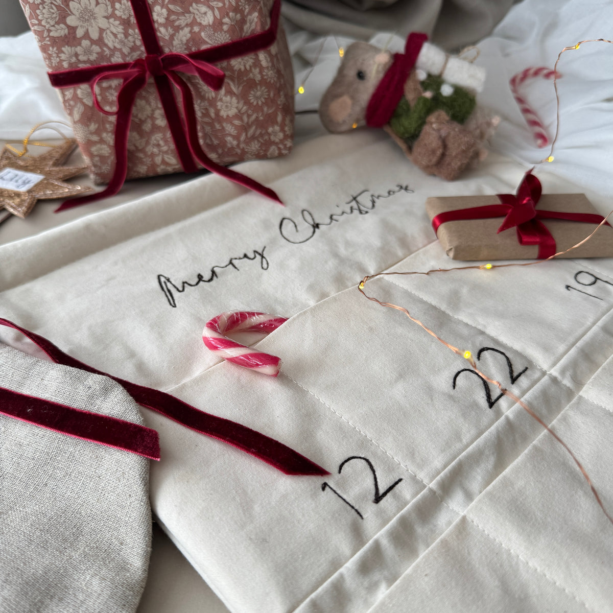 Embroidered Advent Calendar