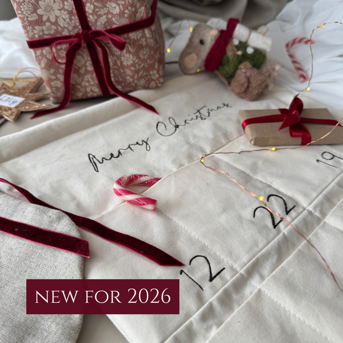 Embroidered Advent Calendar