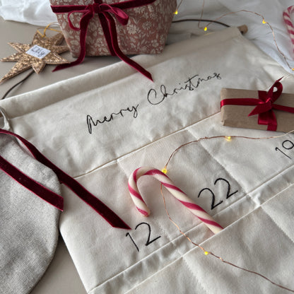 Embroidered Advent Calendar
