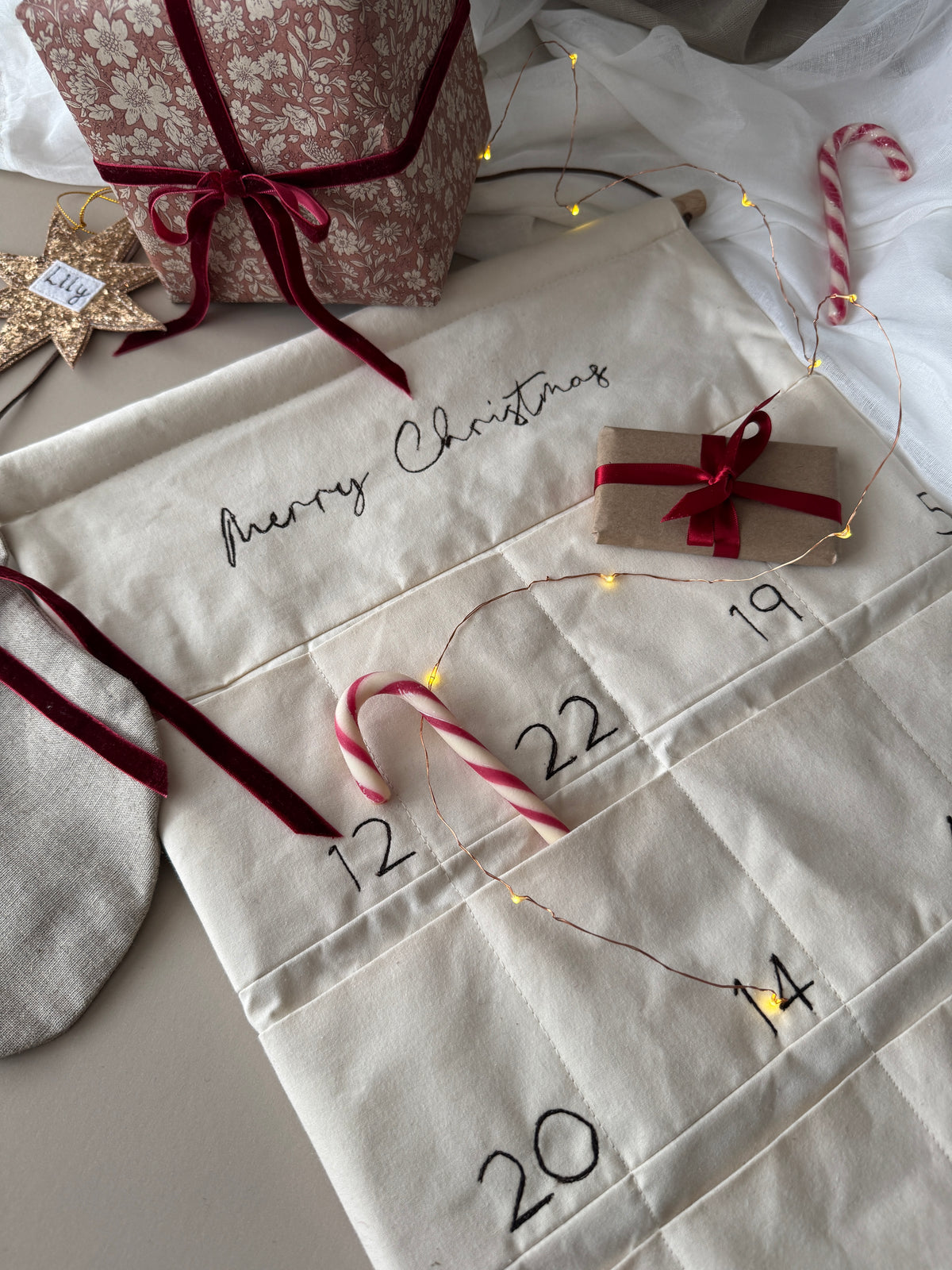 Embroidered Advent Calendar