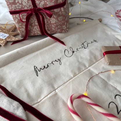Embroidered Advent Calendar