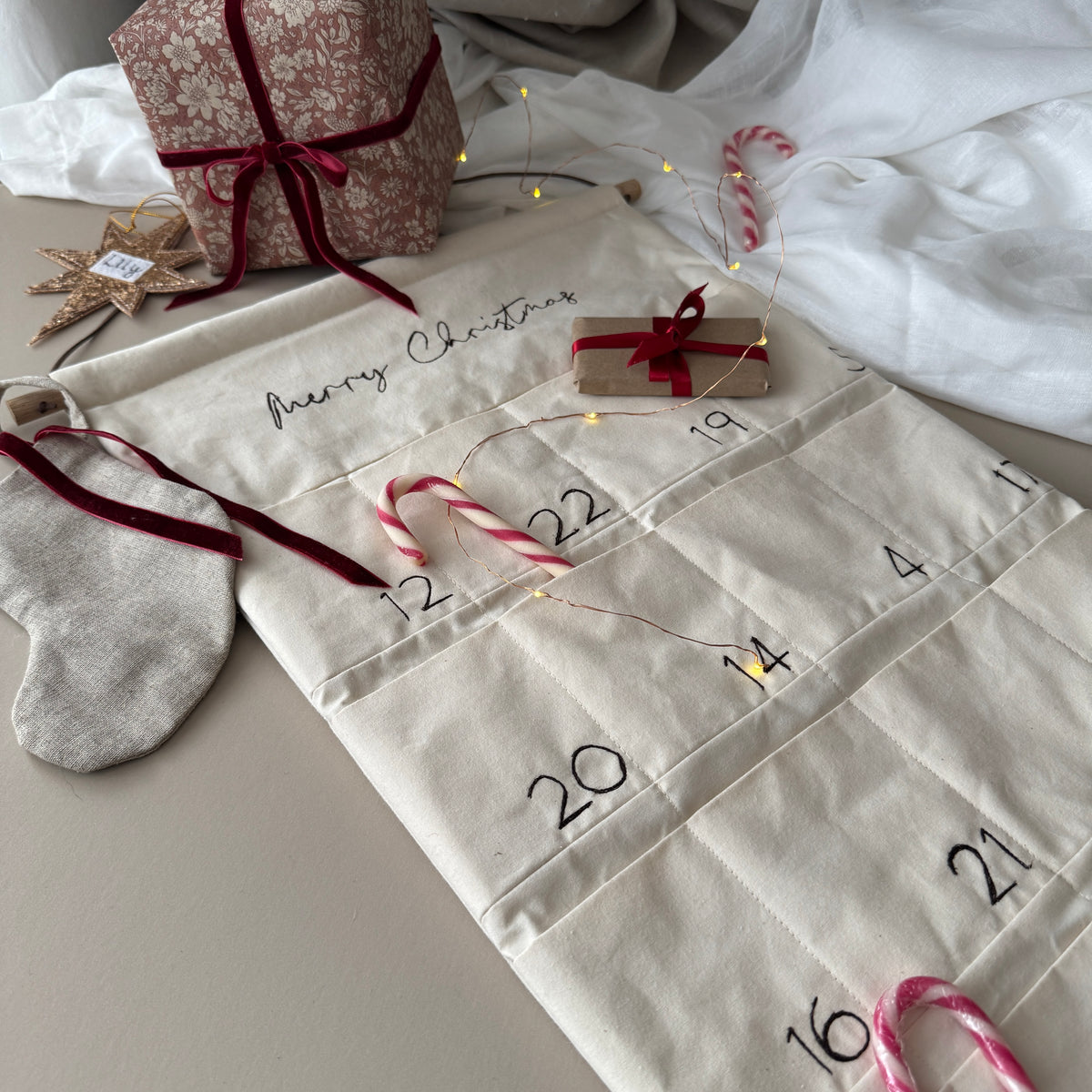 Embroidered Advent Calendar