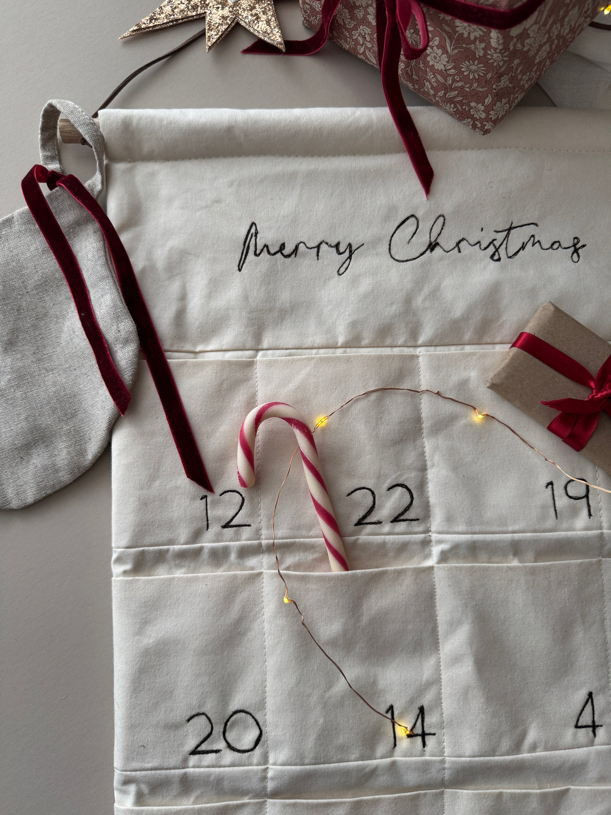 Embroidered Advent Calendar