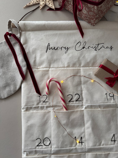 Embroidered Advent Calendar