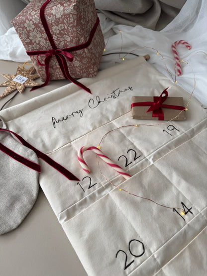 Embroidered Advent Calendar