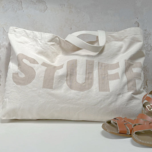 Relaxed Wash Extra Large Canvas Tote Bag