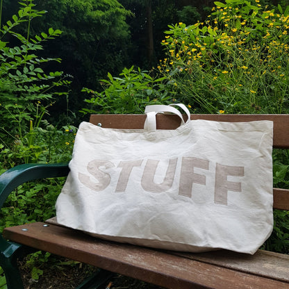 Relaxed Wash Extra Large Canvas Tote Bag