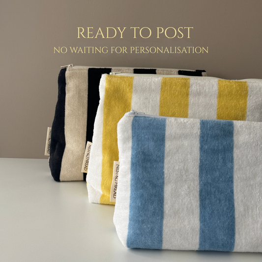 Towelling Cosmetic Makeup Bag